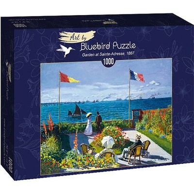 Bluebird Puzzle - Garden at Sainte-Adresse, Claude Monet - 1000 Teile - (60 ...