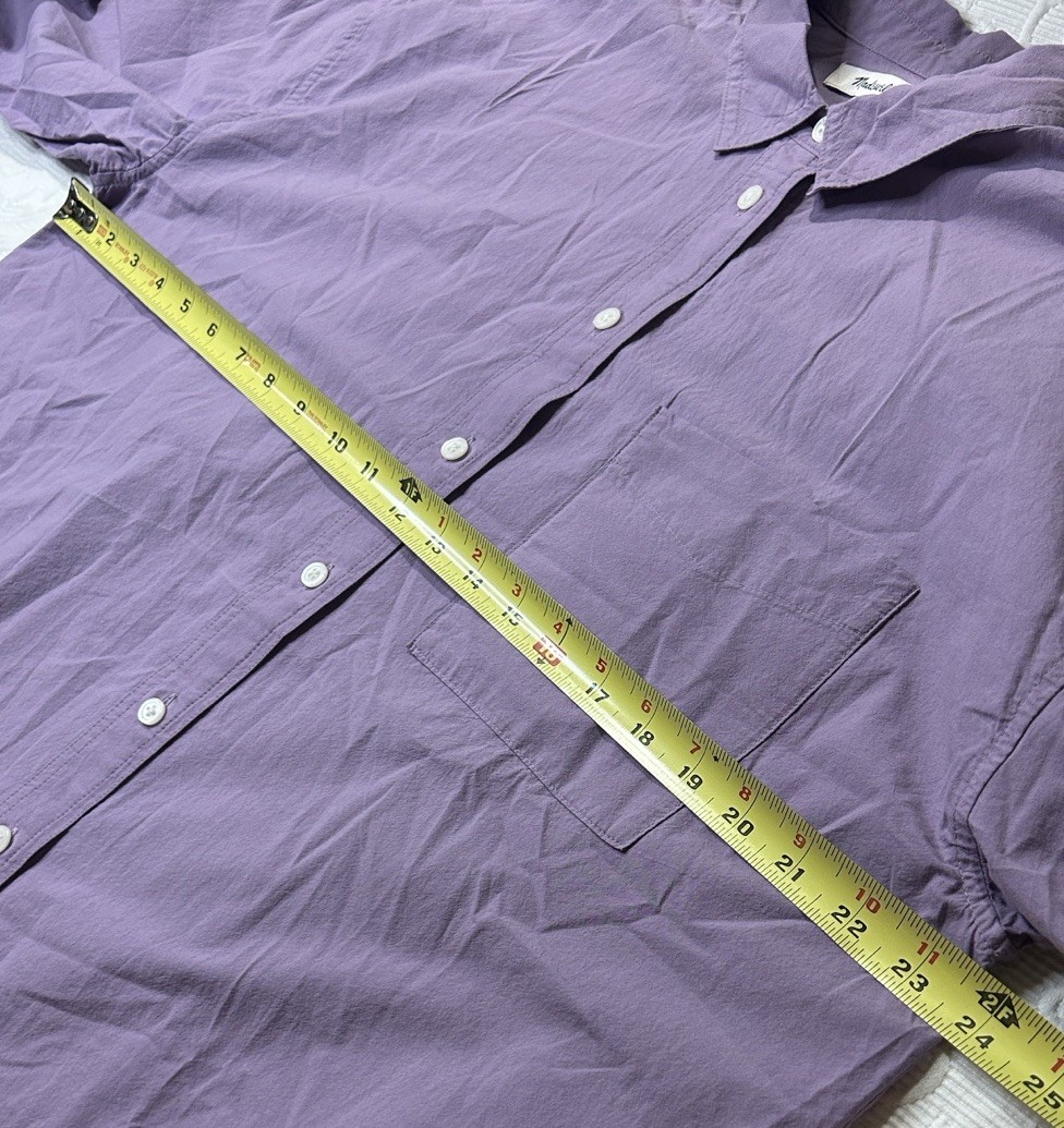 Madewell Button Down Oversized Small Top. Lavende… - image 8