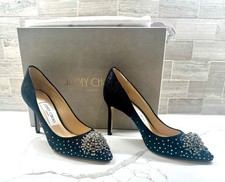 Jimmy Choo Joan 85 size 6.5 black crystal heels New