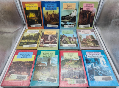 12 Bände Sagen aus deutschen Regionen Märchen Bechtermünz Verlag -- Neu