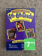 Adventure Workshop: 4th-6th Grade, Windows/Mac, 2000, Brand New Sealed Ages 8-12