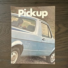 1983 Volkswagen Pickup Sales Brochure Catalog