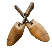 Vintage shoe tree by Rochester shoe tree co stretcher wood M