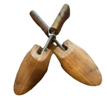 Vintage shoe tree by Rochester shoe tree co stretcher wood M
