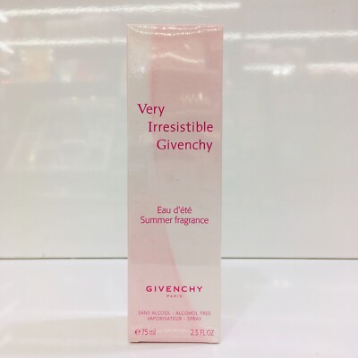 GIVENCHY VERY IRRESISTIBLE SUMMER FRAGRANCE EDT 75 ML SPRAY ORIGINAL