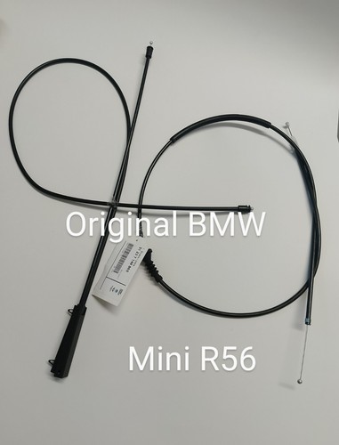 Mini One Cooper R56 + LCI Motorhaube Seilzug Verriegelung Öffner 2 tlg. ✔️ Neu  - Bild 1 von 10