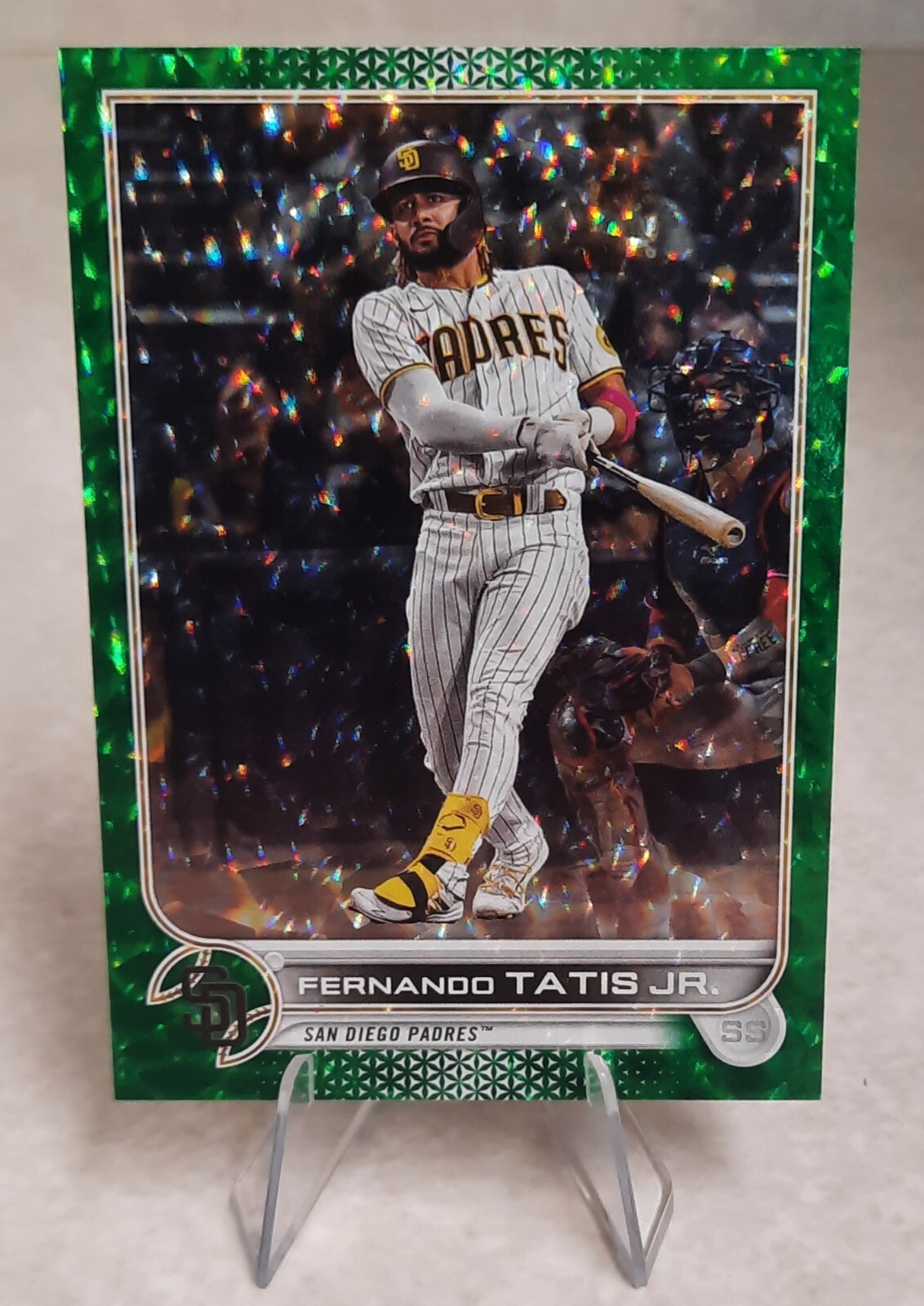 Fernando Tatis Jr.  2022 Topps Series 1 - #100 Green Foil /499