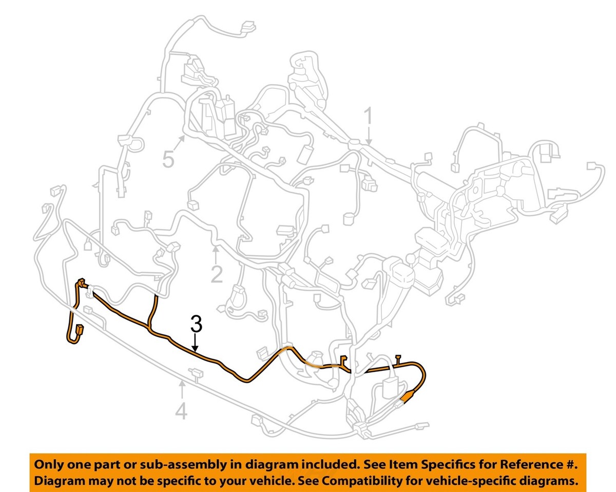 FORD OEM 15-18 Edge Electrical Wiring Harness-Wire Harness