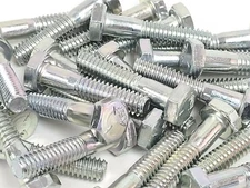 1/4 - 20 x 1-1/4" HEX HEAD SCREWS BOLTS GRADE 5 ZINC 25 PIECES