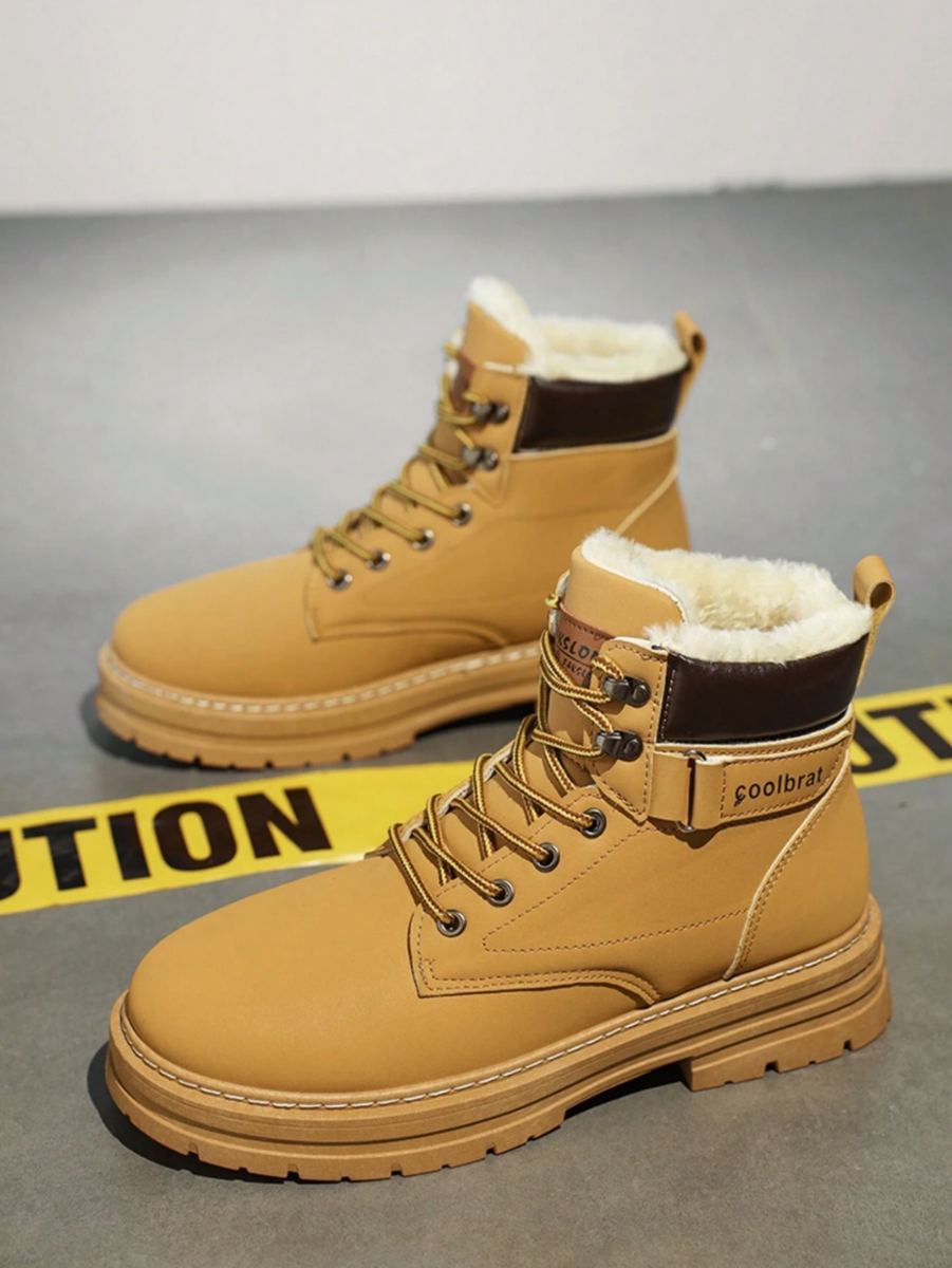 Cuero Botas Color Amarillo Botas Amarillas En Cuero Piel De Hombre