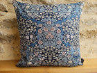 William Morris Blackthorn Minor Blue&Mauve Velvet Fabric Cushion Cover Sanderson