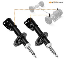 Front Pair Struts Shocks For 07-17 Chevy Equinox 10-17 GMC Terrain 72527 72526