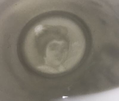 DAIWA Lithopane Geisha Tea Cups W/Saucers 4 Person Setting Vintage Japan EUC