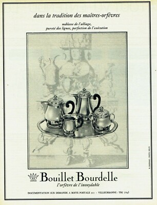 BOUILLET & BOURDELLE orfèvre français Saucière ROYAL Uginium BB EUR 120
