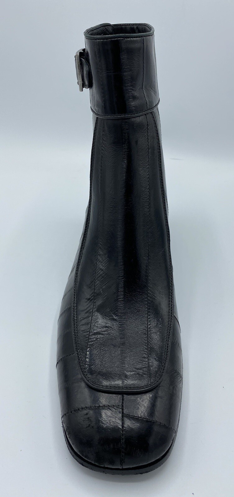 Stivali Saint Laurent in pelle nera invecchiata da $1.600 taglia US 10 Made in Italy