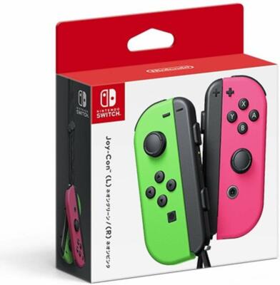 Nintendo Switch Joy-Con LR Neon Green Neon Pink Splatoon 2