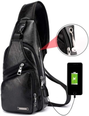 WATERFLY sac à bandoulière antivol pour homme et femme