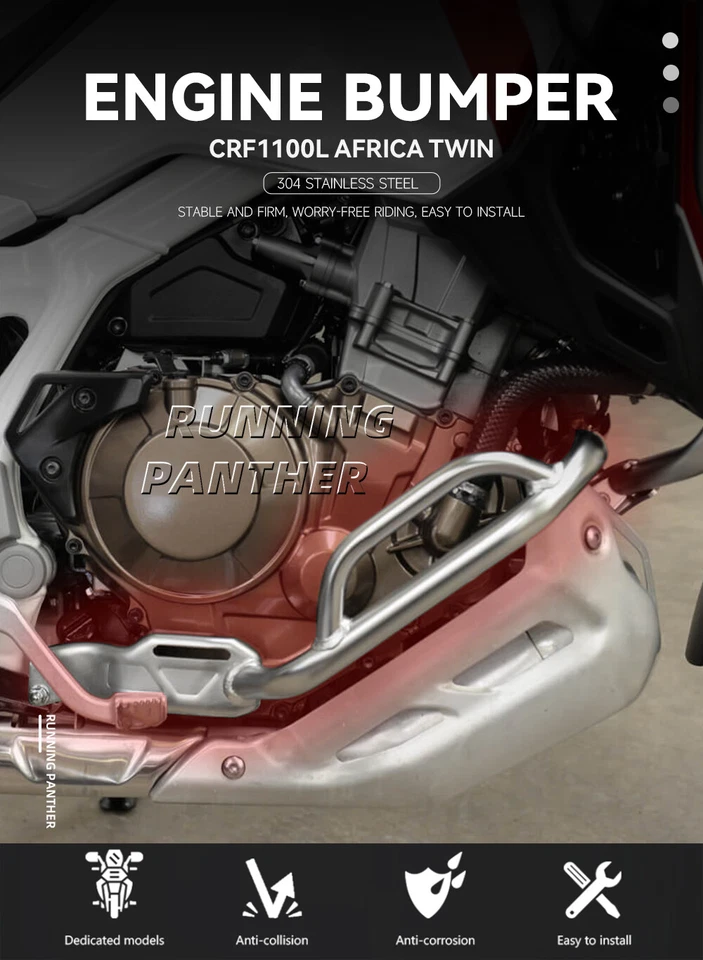 For HONDA CRF1100 CRF1100L Adventure ADV Sport Engine Guard Crash Highway Bars - Image 2 of 4