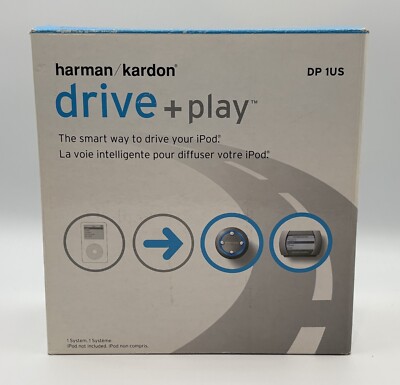 Harmon Kardon Drive+Play IPod Car Audio System DP1US LCD Wireless NIOB