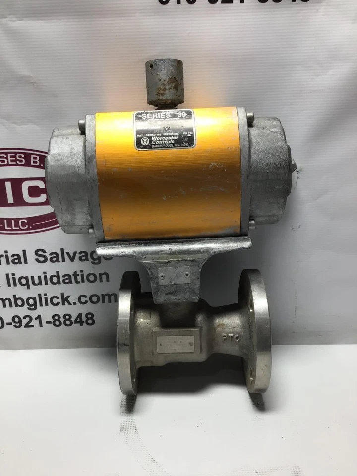 Worcester Válvula Acero Inoxidable 2” con Actuador Serie 39 Foto 2 de 4