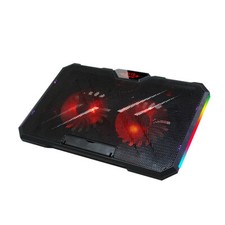 RGB Laptop Cooling Pad for 11"-17.3" Notebook Laptop Cooler with 2 Big Quiet