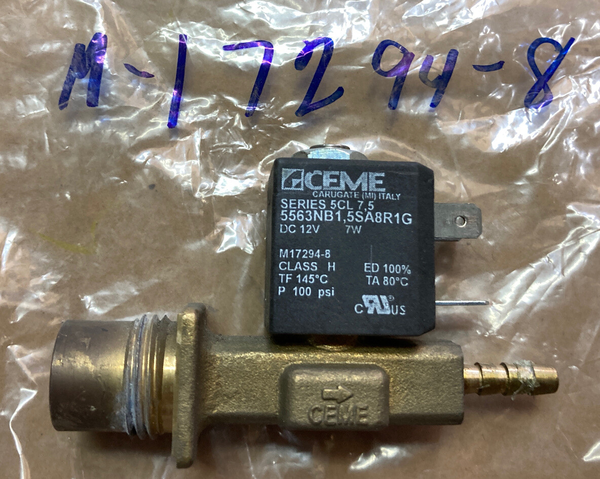 Welder Parts Lincoln Part # LI-M172948 SOLENOID VALVE Used Tested 