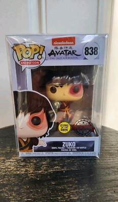 Avatar The Last Airbender Zuko Glows in the Dark Special Edition Funko Pop!