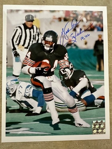WALTER PAYTON Signed Autographed  W/INSC  8x10 Photo WPF/COA