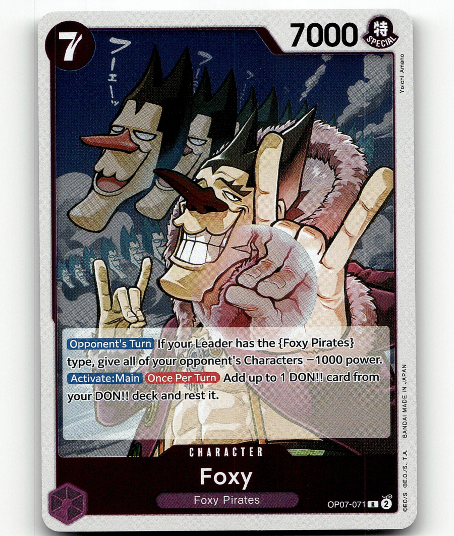 One Piece Card Game Foxy (071) - 500 Years in the Future | eBay