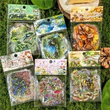 40Pcs Nature Scenery PET Stickers Junk Journal Planner DIY Scrapbooking Collage