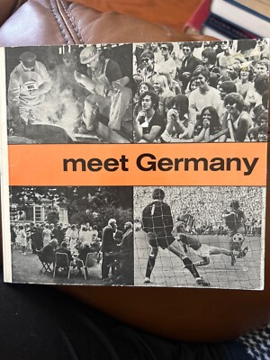 MEET GERMANY 1971 PB Atlantik-Brucke Vintage 14th Revised Edition