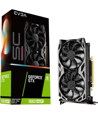 EVGA 06G-P4-1068-KR GeForce GTX 1660 Super Sc Ultra Gaming 6GB GDDR6 Dual Fan...