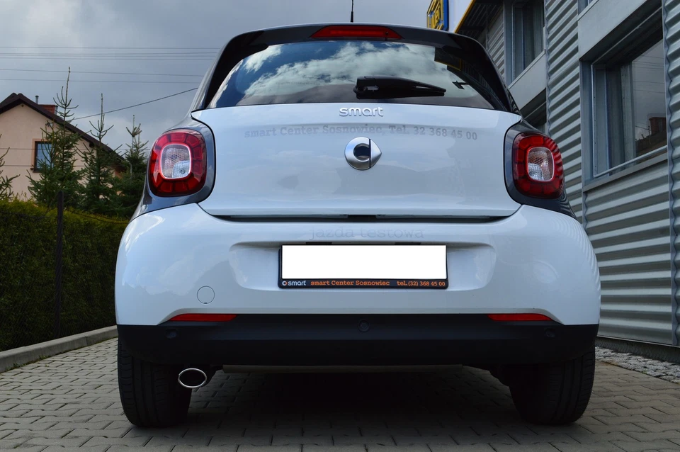 Cubierta de escape tubo de escape para Smart Fortwo Forfour tipo 453 ovalado desde 2014 - Imagen 3 de 4