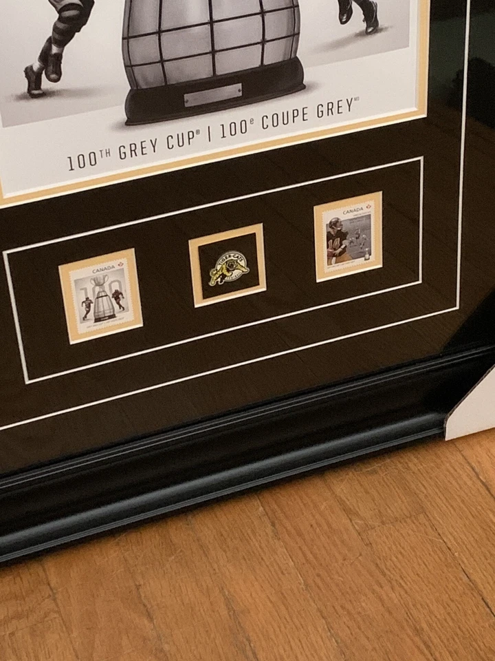 Ti Cats Hamilton Tiger Cats Danny McManus Framed Auto Print 100th Grey Cup New Foto 4 de 4