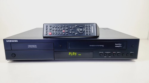 VIDEOREGISTRATORE COMBINATO DVD VHS SAMSUNG DVD-VR370 VCR CASSETTE DVD RECORDER. - Foto 12 di 13
