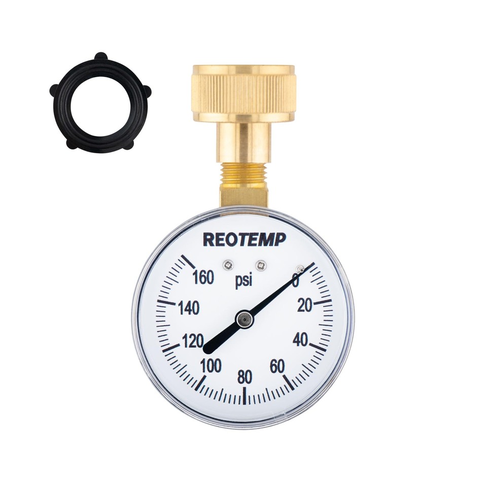 3/4 GHT 2 inch Water Pressure Gauge 200 PSI - G2012-200W