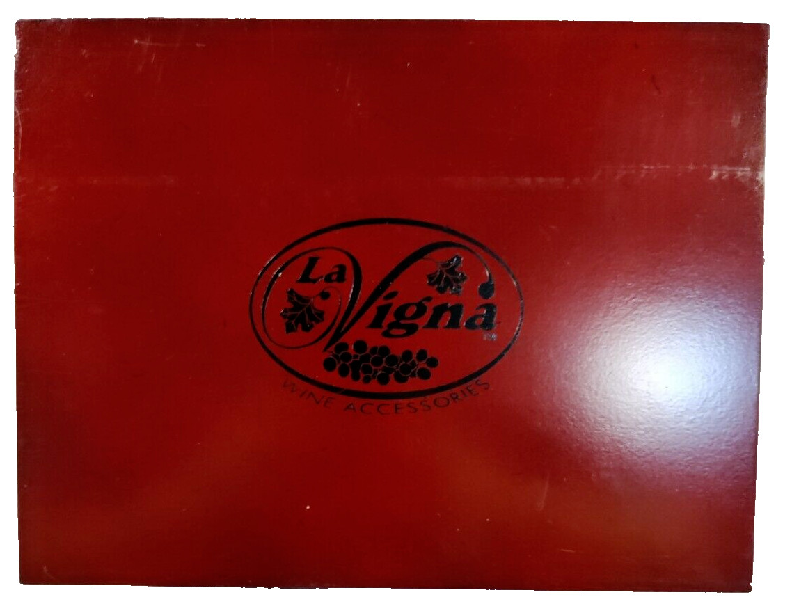 La Vigna Wine Accessories Bottle Opener Kit New In Box Classy Gift Set