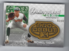 MICHAEL TOGLIA 2020 TOPPS PRO DEBUT DISTINGUISHED DEBUT MEDALLION /99