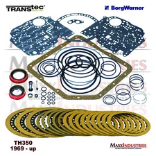 GM TH350 TRANSMISSION REBUILD - Master Kit less Steels - TRANSTEC 1969 -1979