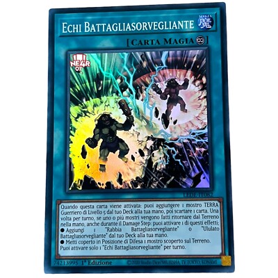 Yu gi oh super rare ita lede-it082 Echos Schlachtwächter