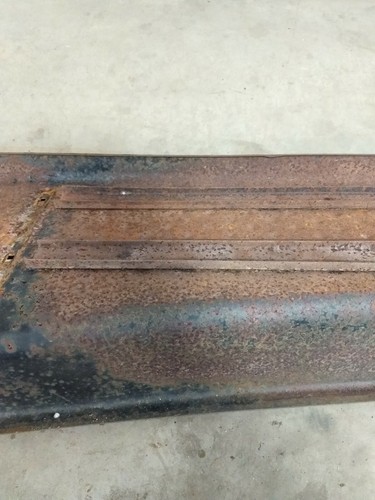 USED metal RUNNING BOARD 1941 1942 1946 CHEVY GMC truck driver side 2 Ton - Picture 3 of 12