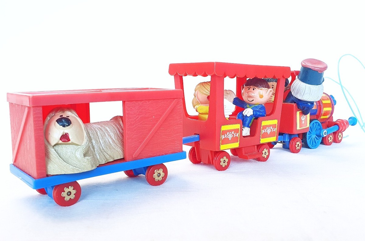 Corgi Toys THE MAGIC ROUNDABOUT TRAIN Comic Set Complete! Near