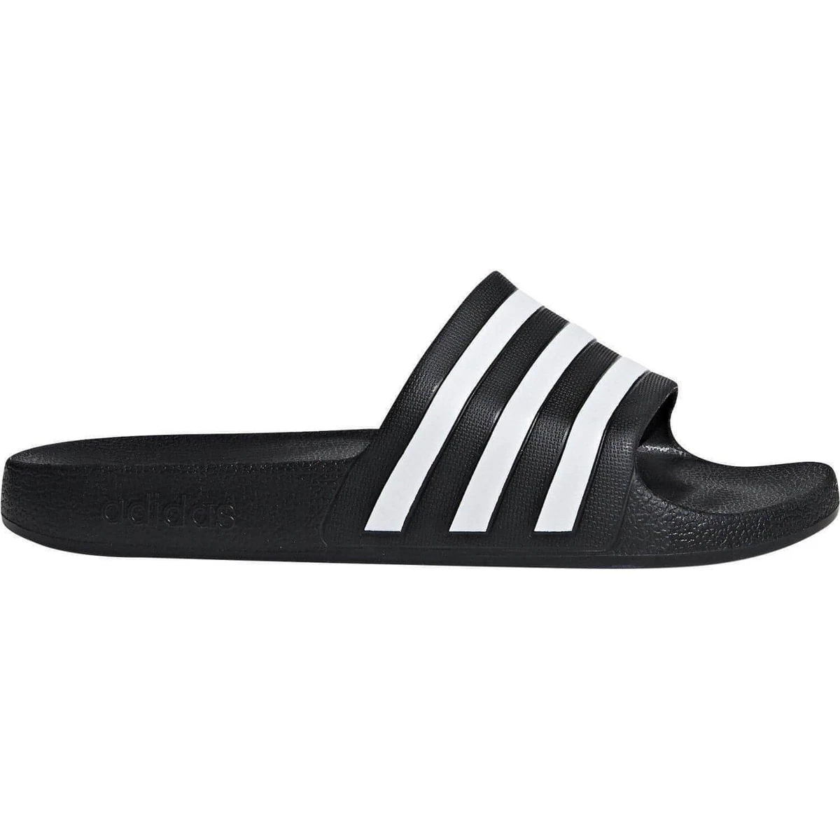 adidas Adilette Aqua Sliders Black Gym Shower Slides Unisex Adults
