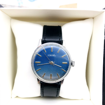   Seltene Uhr Raketa Jeans 2609 Armbanduhr UdSSR Roket Soviet 1980s Service  