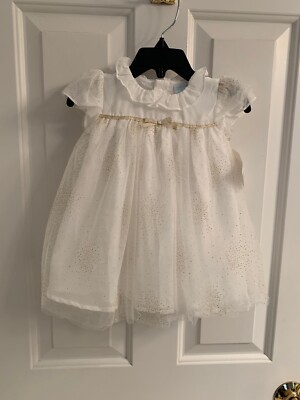 NWT-Infant Girls Edgehill Collection Ivory Dress-Size 9 Months | eBay