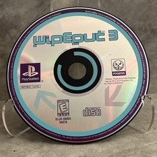 Wipeout 3 Sony PlayStation 1 PS1 VideoGame 1999 Disc Only Retro Collectible RARE