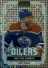 2025-26 O-Pee-Chee Platinum Mattias Ekholm Houndstooth R-48 01/15