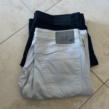 AG Adriano Goldschmied Lot Of 2 Men's Sz 33/34R The Everett Slim Protege Pants
