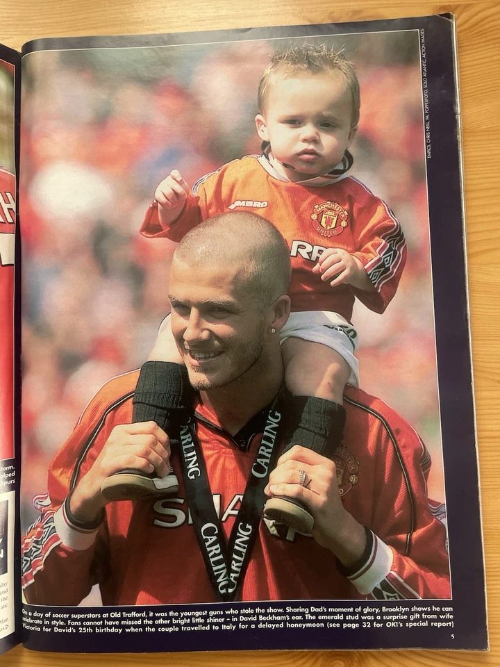 RARE VINTAGE OK! MAGAZINE 213 MAY 2000 BECKHAM QUEEN MOTHER - Image 4 of 4