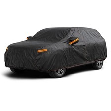 6 Layer Compact SUV Cover Waterproof All Weather Protection with Cotton Liner...